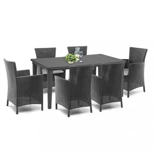Curver Set mobilier de grădină Futurowa 6+1, grafit