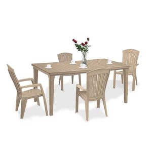 Curver Set mobilier de grădină Futorini 4+1 cappuccino