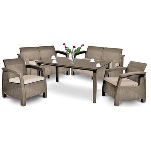 Curver Set de mobilier de grădină Corfu Fiesta II duo cu masă Future