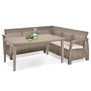 Curver Set de mobilier de grădină Corfu Relax cu masă Futura pentru cappuccino