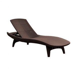 Curver Șezlong Pacific, maro whisky