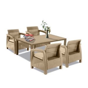 Curver Set de mobilier de grădină Corfu Duo cu masă Melody