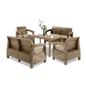 Curver Set de mobilier de grădină Corfu Fiesta II duo cu masă melodică