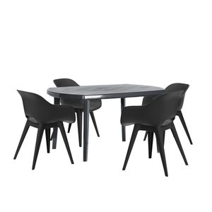 Curver Vira 4+1 set mobilier de grădină grafit