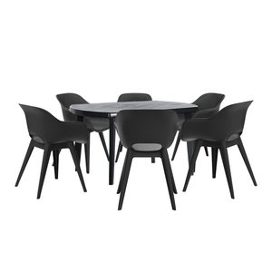 Curver Vira 6+1 set mobilier de grădină grafit