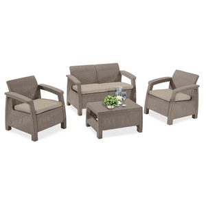 Curver Setul de mobilier de grădină Corfu II, culoare cappuccino