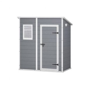 Curver Cutie de scule din plastic Manor pentru animale de companie, gri/alb