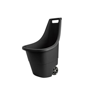 Curver Roabă de grădină din plastic Easy Go Breeze, 50 l, neagră