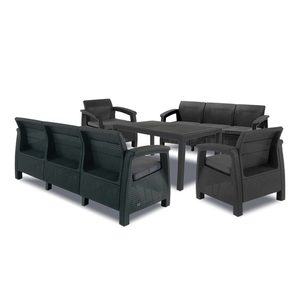 Curver Set de mobilier de grădină Corfu Love Max Duo cu masă Melody