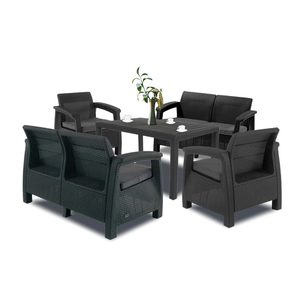 Curver Set de mobilier de grădină Corfu Fiesta II duo cu masă melodică