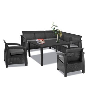 Curver Set de mobilier de grădină Corfu Relax duo cu masă melodică