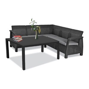 Curver Set de mobilier de grădină Corfu Relax cu masă melodică