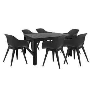 Curver Dina 6+1 set mobilier de grădină grafit