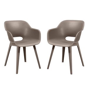 Curver Scaun de grădină Akola duo cappuccino