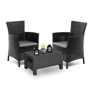 Curver Set mobilier de grădină pentru balcon Corowa, grafit