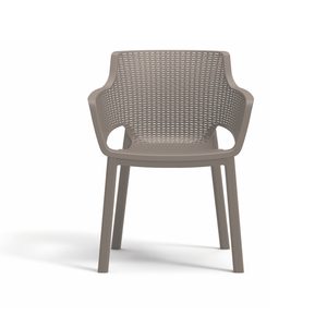 Curver Scaun de grădină din plastic Eva, model cappuccino