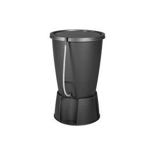 Curver Rezervor de apă de ploaie din plastic Indigo Water Butt 220L cu furtun de grafit