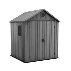 Curver Căsuță de grădină din plastic Darwin 6x6, gri