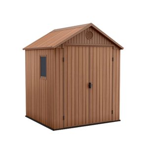 Curver Căsuță de grădină Darwin din plastic, 6x6, maro