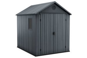 Curver Căsuță de grădină din plastic Darwin, 6x8, gri