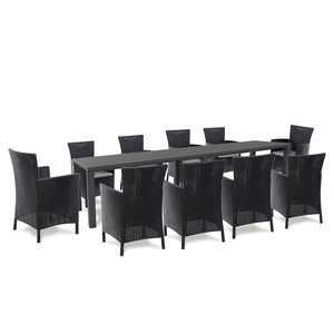 Curver Set de mobilier de grădină Juowa cu 10 locuri, grafit