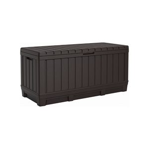 Curver Cutie de depozitare pentru grădină din plastic Kentwood, 350 l, maro