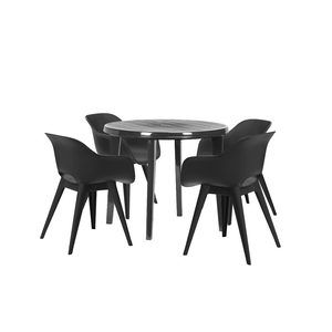 Curver Likola 4+1 set de mobilier de grădină grafit