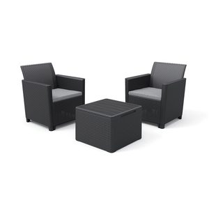Curver Set mobilier de grădină Claire Balcony, grafit