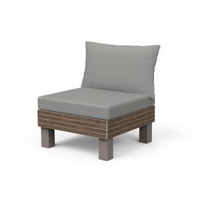 Curver Canapea de grădină Elements Signature cu 1 loc, nuc