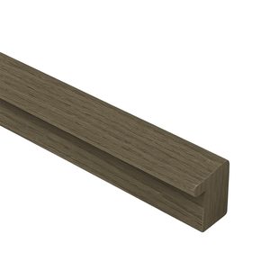 Bandă de capăt cu efect de stejar măsliniu 260x2,5x1,8 cm