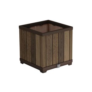 Curver Jardiniere Deco din plastic, cu formă dreptunghiulară, 61 l, frasin