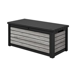 Curver Ladă de grădină din plastic Decocoat 630 l gri furtună