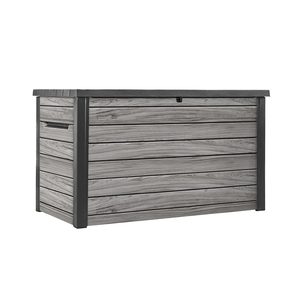Curver Ladă de grădină din plastic Decocoat 870 l gri furtună