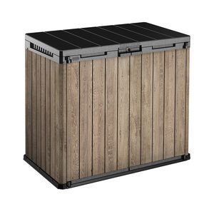 Curver Signature store it out – depozit de grădină din plastic, 1150 l, din lemn de frasin