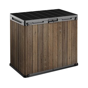 Curver Signature store it out – container de grădină din plastic, 1150 l, culoare nuc