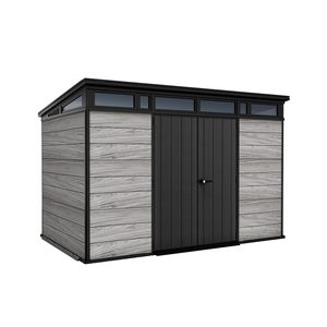 Curver Kăsuță de grădină din plastic Signature pent 11x7, culoare gri furtună