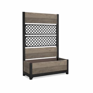 Curver Deco lalea înapoiat plantator 110l lemn de frasin