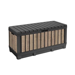 Curver Decocoat kentwood plastic gradina container 350l lemn de frasin