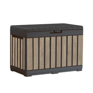 Curver Decocoat kentwood plastic gradina container 190l lemn de frasin