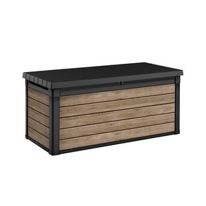 Curver Ladă de grădină din plastic Decocoat 570 l lemn de frasin