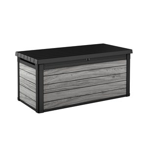 Curver Ladă de grădină din plastic Decocoat 570 l gri furtună