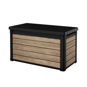 Curver Decocoat ladă de grădină din plastic 380 l lemn de frasin