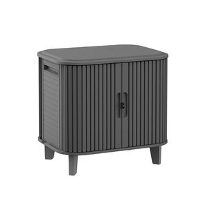 Curver Garden luxe plastic în aer liber dulap blocabil gri