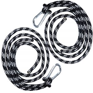 Kit de montare hamac cu 2 franghii de 180cm si 2 carabine, sarcina 2x200kg