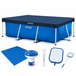 Piscina cadru metalic Intex 28272NP, 300x200x75 cm, cu accesorii