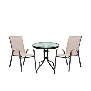 Set mobilier de grădină Largo pentru balcon, bej