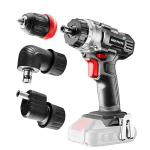 Graphite Șurubelniță cu burghiu fără fir, energy+ 18v fără acumulator, Graphite