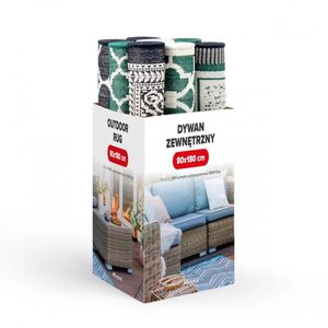 Mirpol Set de covoare pentru exterior 0,8 x 1,8 m, 9 bucăți cu modele variate