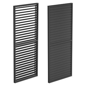 Mirpol LUXE Panou lateral cu lamele (R) 123x218cm până la 4 m antracit