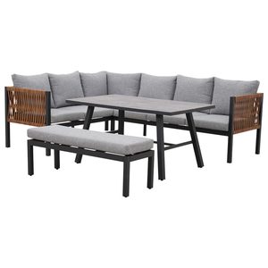 Mirpol Set de mobilier de grădină de colț Texas cu 8 locuri